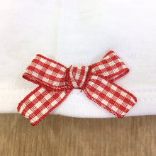 Dirndl-Shirt Bio in Rot-Weiß