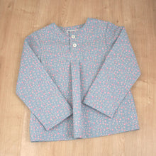 Bio-Bluse in Hellblau