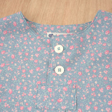 Bio-Bluse in Hellblau
