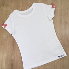Dirndl-Shirt Bio in Rot-Weiß