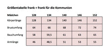 Kommuniondirndl THERESA aus Biobaumwolle