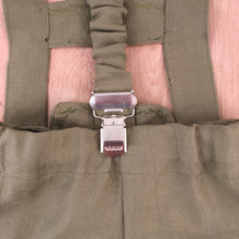 Vegane Lederhose mit Trägern
