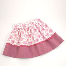 Trachtenrock AMELIE aus rosa Vintagestoffen