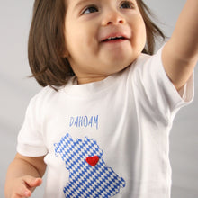 Bio-T-Shirt DAHOAM mit Stickerei für Babies