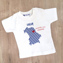 Bio-T-Shirt DAHOAM mit Stickerei für Babies