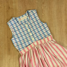 Kinder-Dirndl rosa-hellblau-kariert