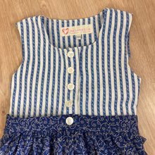 Kinder-Dirndl mit blauweißen Streifen