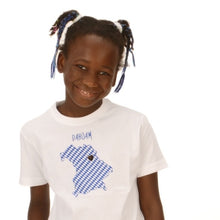 Bio-T-Shirt DAHOAM mit Stickerei für Kinder