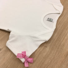 Dirndl-Shirt Bio in Rosa-Weiß