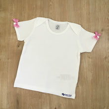 Dirndl-Shirt Bio in Rosa-Weiß