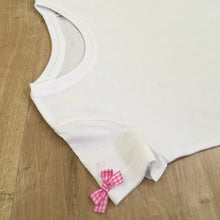 Dirndl-Shirt Bio in Rosa-Weiß
